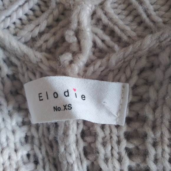 Elodie Chunky Knit Slouchy Open Front Cardigan Sweater - Picture 4 of 5